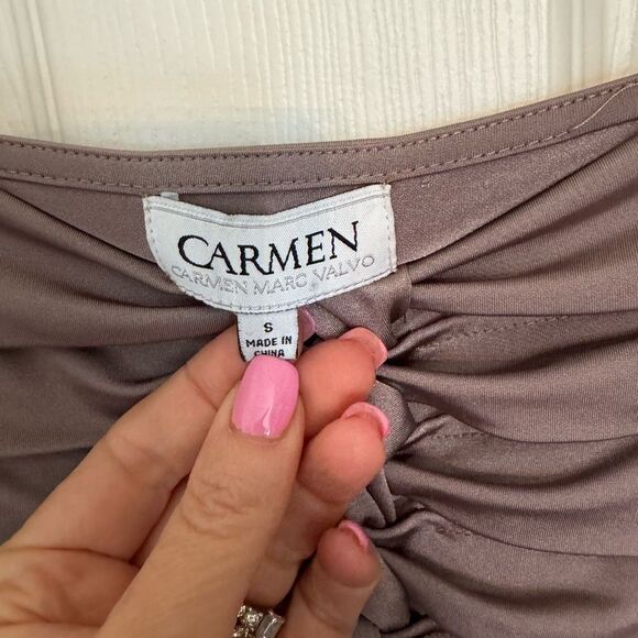 Taupe Carmen tank (small) - Picture 2 of 3